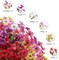 24 Bundles Artificial Flowers for Outdoor,No Fade Fake Plastic Flowers Faux Plants